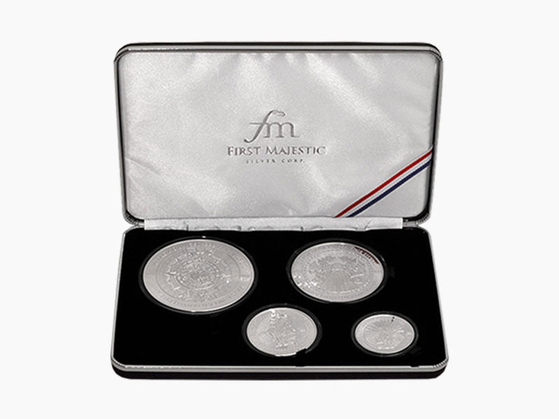 18oz. Silver Medallion Set– First Majestic Silver Bullion